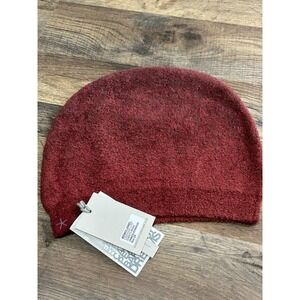 New! Barefoot Dreams Cozy Chic Lite Confetti Beanie Crimson-Rosewood